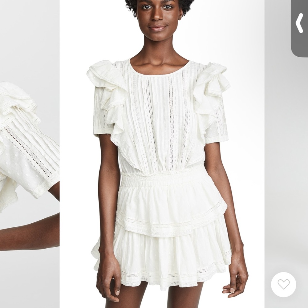 LoveShackFancy White Ruffle Blouse